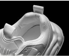 将图片加载到图库查看器,Fashion Mens Sneakers White Trend Casual Comfortable Black Mens Chunky Sneaker Design Summer White Outdoor Running Tennis Sneakers Sport Fashion Comfortable Casual Mens Sneakers