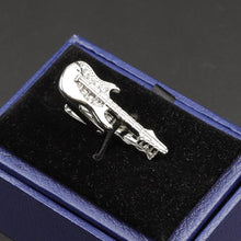 Load image into Gallery viewer, Fashion Metal Men Tie Clip Golden Musical Instrument Shape Simple Bar Clasp Luxury Fashion Necktie Tie Clips Bar Variety Pattern Mens Suit Wedding Gift Unique Tie Clip