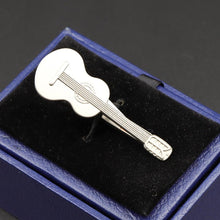 Load image into Gallery viewer, Fashion Metal Men Tie Clip Golden Musical Instrument Shape Simple Bar Clasp Luxury Fashion Necktie Tie Clips Bar Variety Pattern Mens Suit Wedding Gift Unique Tie Clip