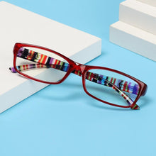 Load image into Gallery viewer, Fashion Print Reading Glasses Women Men Anti Blue Light Glasses Computer Goggles Eye Protection For Men And Women Portable High-definition Lens Retro Magnifier Eyewear Diopter +1.0~+4.0