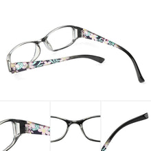Load image into Gallery viewer, Fashion Print Reading Glasses Women Men Anti Blue Light Glasses Computer Goggles Eye Protection For Men And Women Portable High-definition Lens Retro Magnifier Eyewear Diopter +1.0~+4.0
