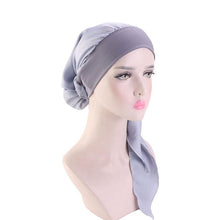 Load image into Gallery viewer, Fashion Printed Flowers Soft Beanie Turban Hat Inner Hijabs Cap Muslim Head Scarf Turban Bonnet Ladies Wrap Under Hijab Caps For Women