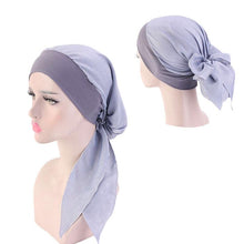 Load image into Gallery viewer, Fashion Printed Flowers Soft Beanie Turban Hat Inner Hijabs Cap Muslim Head Scarf Turban Bonnet Ladies Wrap Under Hijab Caps For Women