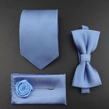 将图片加载到图库查看器,Fashion Red Business Necktie Matching Bowtie Flower Vintage Design Set For Men Self-Tie Bow Tie And Pocket Square Classic Business Tuxedo Wedding Bowties Handkerchief Set Men Necktie And Pocket Square Set
