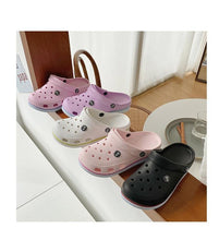 将图片加载到图库查看器,Fashion Sandal Clogs Women Slippers Soft Bottom Beach Sandals Women Clog Sandals Breathable Ankle-Wrap EVA Clogs Slippers For Women Fashion Comfortable Slip On Slides Shoes