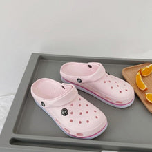 将图片加载到图库查看器,Fashion Sandal Clogs Women Slippers Soft Bottom Beach Sandals Women Clog Sandals Breathable Ankle-Wrap EVA Clogs Slippers For Women Fashion Comfortable Slip On Slides Shoes