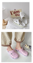 将图片加载到图库查看器,Fashion Sandal Clogs Women Slippers Soft Bottom Beach Sandals Women Clog Sandals Breathable Ankle-Wrap EVA Clogs Slippers For Women Fashion Comfortable Slip On Slides Shoes