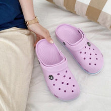 将图片加载到图库查看器,Fashion Sandal Clogs Women Slippers Soft Bottom Beach Sandals Women Clog Sandals Breathable Ankle-Wrap EVA Clogs Slippers For Women Fashion Comfortable Slip On Slides Shoes