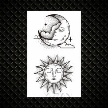 Load image into Gallery viewer, Fashion Small Sexy Black Temporary Waterproof Tattoo Cute Star Heart Tattoos Sticker Body Finger Tattoo For Kids Womens