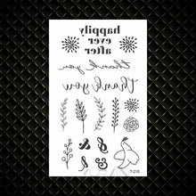 Load image into Gallery viewer, Fashion Small Sexy Black Temporary Waterproof Tattoo Cute Star Heart Tattoos Sticker Body Finger Tattoo For Kids Womens