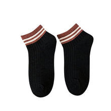 Load image into Gallery viewer, Fashion Socks Cotton Rainbow Color Black And White Christmas Gift Classic Warm Casual Tide Harajuku Funny Cute Pop Korean Socks Short Socks For Men And Women