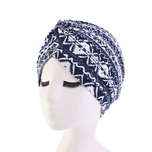 Load image into Gallery viewer, Fashion Soft Cotton Print Inner Headdress Lightweight Turban Elegant Bonnet Hijab Caps Arab Wrap Hijab Headscarf Hat For Woman