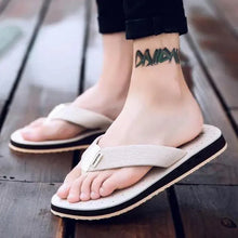 将图片加载到图库查看器,Fashion Summer Big Size Youth Slippers For Men Women Massage Non-Slip Cool Outside Flip Flops Breathable Thick-Soled Slippers