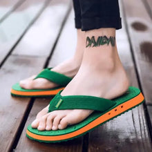 将图片加载到图库查看器,Fashion Summer Big Size Youth Slippers For Men Women Massage Non-Slip Cool Outside Flip Flops Breathable Thick-Soled Slippers