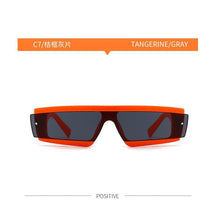 Load image into Gallery viewer, Fashion Trendy Chunky Frame 90s Rectangle Popular & Unique Square Small Sunglasses For Women & Men Rectangle Personalized Sun Glasses Design Outdoor Decent Shades Eyewear