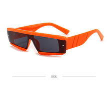 Load image into Gallery viewer, Fashion Trendy Chunky Frame 90s Rectangle Popular & Unique Square Small Sunglasses For Women & Men Rectangle Personalized Sun Glasses Design Outdoor Decent Shades Eyewear