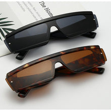 Load image into Gallery viewer, Fashion Trendy Chunky Frame 90s Rectangle Popular & Unique Square Small Sunglasses For Women & Men Rectangle Personalized Sun Glasses Design Outdoor Decent Shades Eyewear