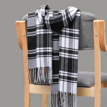Load image into Gallery viewer, Fashion Winter Casual Classic Soft Plaid Popular Couple Lightweight Tartan Muffler Warm Scarf Cashmere Scarves Shawls Wraps Lightweight Women Warm Lattice Scarves Cashmere Hijab For Women