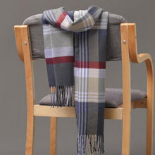 Load image into Gallery viewer, Fashion Winter Casual Classic Soft Plaid Popular Couple Lightweight Tartan Muffler Warm Scarf Cashmere Scarves Shawls Wraps Lightweight Women Warm Lattice Scarves Cashmere Hijab For Women