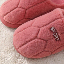 将图片加载到图库查看器,Fashion Winter Home Plush Slippers For Women Couples Non Slip House Shoes Unisex Men Indoor Bedrom House Slippers Cozy Fluff Bedroom Slippers Spa Slippers Closed Toe Design