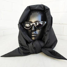 Load image into Gallery viewer, Fashion Winter Light Soft Warm Puffer Neckerchief Puff Neck Scarf Lightweight Head Wrap Headscarf Scarf Triangle Shawl Hood Scarf Puffy For Women