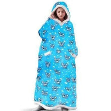Load image into Gallery viewer, Fashion Winter Oversized Hoodies Sweatshirt Women Men Pullover Giant TV Blanket Hoodie Super Long Blanket With Sleeves Super Long Flannel Blanket with Sleeves Winter Hoodie for Women Men Giant Fleece Pullover Oversized Hoodie