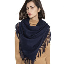 将图片加载到图库查看器,Fashion Winter Soft Wool Scarf Thickening Cashmere Lightweight Scarves Elegant Scarves Cashmere Escharpe Scarfs Lightweight Shawls Hijabs Shawls Scarves Warm Warps For Women