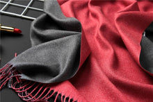 Load image into Gallery viewer, Fashion Winter Solid Soft Scarf Cashmere Lightweight Scarves Shawls Cashmere Escharpe Scarfs Lightweight Shawls Hijabs Shawls Escharpe Elegant Wrap Blanket Bandana Tassel For Lady