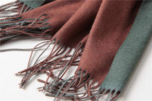 Load image into Gallery viewer, Fashion Winter Solid Soft Scarf Cashmere Lightweight Scarves Shawls Cashmere Escharpe Scarfs Lightweight Shawls Hijabs Shawls Escharpe Elegant Wrap Blanket Bandana Tassel For Lady