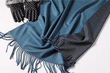 Load image into Gallery viewer, Fashion Winter Solid Soft Scarf Cashmere Lightweight Scarves Shawls Cashmere Escharpe Scarfs Lightweight Shawls Hijabs Shawls Escharpe Elegant Wrap Blanket Bandana Tassel For Lady