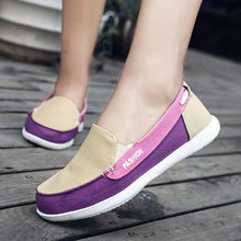 Load image into Gallery viewer, Fashion Women Flat Shoes New Espadrilles Casual Canvas Spring Summer Women Flat Mesh Running Casual Slip On Comfortable Walking Flats Shoes For Womens
