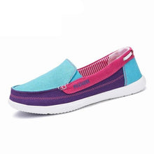 Load image into Gallery viewer, Fashion Women Flat Shoes New Espadrilles Casual Canvas Spring Summer Women Flat Mesh Running Casual Slip On Comfortable Walking Flats Shoes For Womens