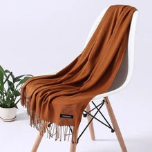 Load image into Gallery viewer, Fashion Women Scarf Winter Long Lady Shawls For Women For Winter Scarves Wraps Fashion Winter Women's Scarf Touch Shawl Wrapped Soft Warm Scarf