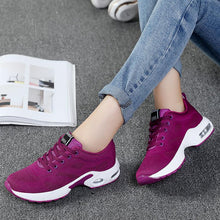 Load image into Gallery viewer, Fashion Womens Sneakers Air Cushion Soft Bottom Running Shoes Outdoor Mesh Breathable Tennis Shoes Comfortable Women Casual Shoes Trainers Running Shoes