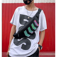 将图片加载到图库查看器,Fashionable Flash Reflective Chest Bag Iridescent Belt Bum Bag For Travel Festival Sports Unisex Waist Bags