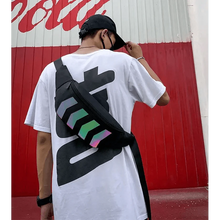 将图片加载到图库查看器,Fashionable Flash Reflective Chest Bag Iridescent Belt Bum Bag For Travel Festival Sports Unisex Waist Bags