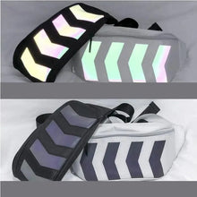 将图片加载到图库查看器,Fashionable Flash Reflective Chest Bag Iridescent Belt Bum Bag For Travel Festival Sports Unisex Waist Bags