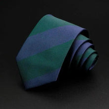 Load image into Gallery viewer, Fashionable Men Office Elegant Necktie Daily Wear Wedding Necktie Party Men Striped Formal Design Neckties Classic Plaid Necktie Stripe Ties Pattern Business Formal Tie