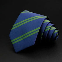 Load image into Gallery viewer, Fashionable Men Office Elegant Necktie Daily Wear Wedding Necktie Party Men Striped Formal Design Neckties Classic Plaid Necktie Stripe Ties Pattern Business Formal Tie