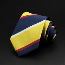 Load image into Gallery viewer, Fashionable Men Office Elegant Necktie Daily Wear Wedding Necktie Party Men Striped Formal Design Neckties Classic Plaid Necktie Stripe Ties Pattern Business Formal Tie