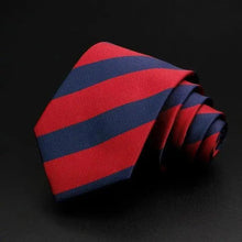 Load image into Gallery viewer, Fashionable Men Office Elegant Necktie Daily Wear Wedding Necktie Party Men Striped Formal Design Neckties Classic Plaid Necktie Stripe Ties Pattern Business Formal Tie