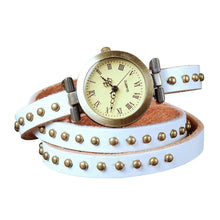 将图片加载到图库查看器,Fashionable River Leather Belt Retro Watch