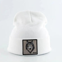 Load image into Gallery viewer, Fashionable Warm Animal Theme Wolf Knitted Unisex Beanies For Women Soft And Comfortable Beanies For Winter And Autumn