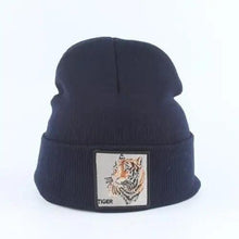 Load image into Gallery viewer, Fashionable Warm Animal Theme Wolf Knitted Unisex Beanies For Women Soft And Comfortable Beanies For Winter And Autumn