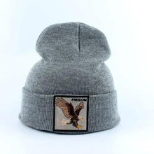 Load image into Gallery viewer, Fashionable Warm Animal Theme Wolf Knitted Unisex Beanies For Women Soft And Comfortable Beanies For Winter And Autumn