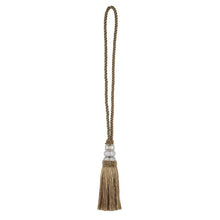 Load image into Gallery viewer, Faux Crystal Beaded Tassels Fringe Curtain Tieback Rope Window Decoration Door Hanging Ball Tassel Accessories Wonderful Curtain Holdbacks Curtains Tiebacks Home Decorative Braided Buckle Fastener Accessories Window Drapery Ball Tassels Tiebacks 50CM
