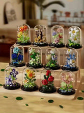 Load image into Gallery viewer, DIY Flower Building Blocks Set - Romantic Proposal Decor, Desktop Ornament & Puzzle Toy, Perfect Birthday Gift Ramadan Mubarak