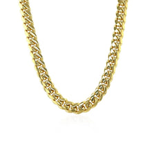将图片加载到图库查看器,5.0mm 14k Yellow Gold Classic Miami Cuban Solid Chain
