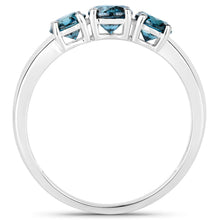 Load image into Gallery viewer, 1.03 Carat Genuine Blue Diamond 14K White Gold Ring