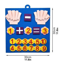 将图片加载到图库查看器,Felt Board Finger Numbers Counting Toy